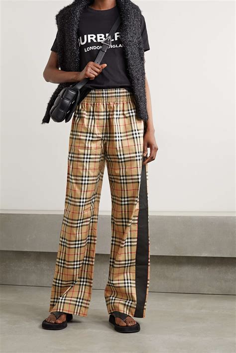 burberry womens shorts|Burberry wide leg pants.